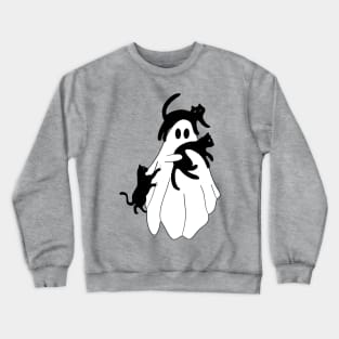 Spooky Ghost Cats Crewneck Sweatshirt